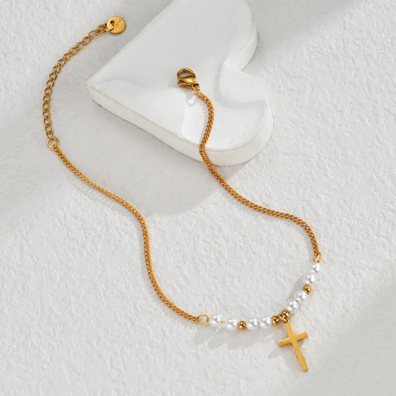Joyería de Tobillo Cross Elegance