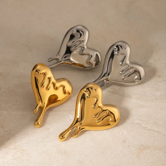 Aretes Heart Chic
