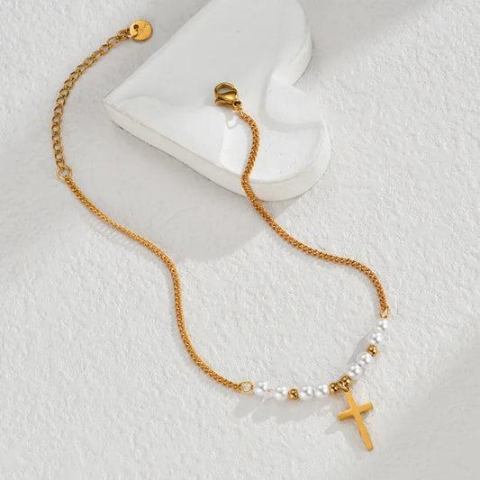 Joyería de Tobillo Cross Elegance